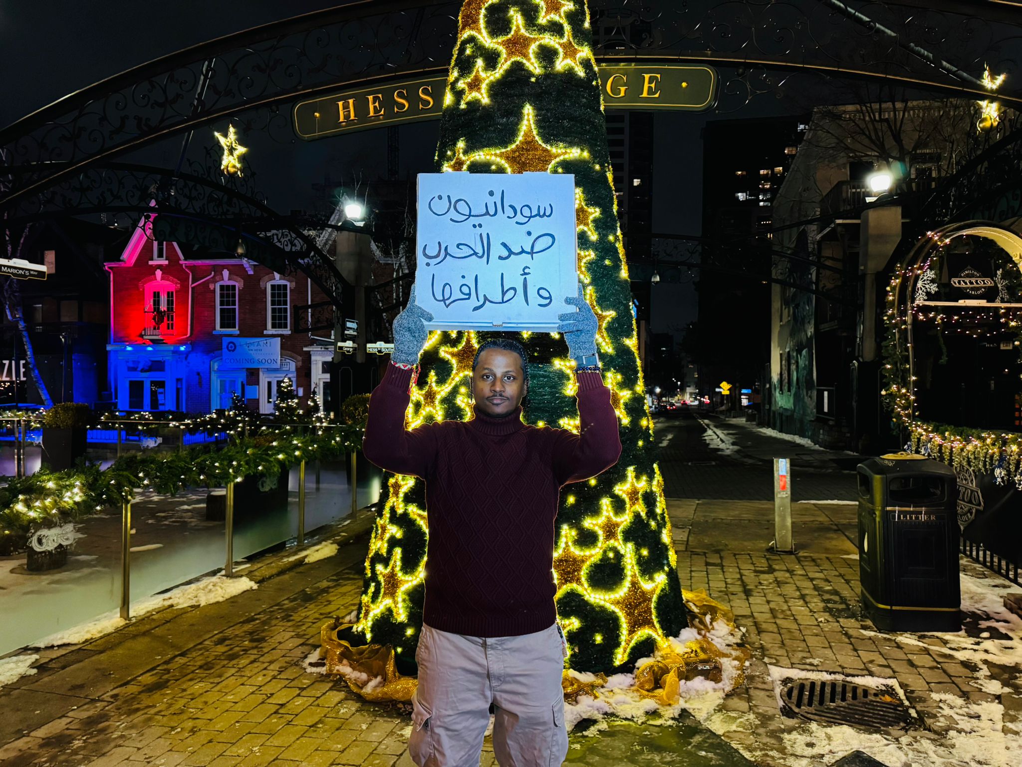Sudanese Community gathering for peace in Uppsala
