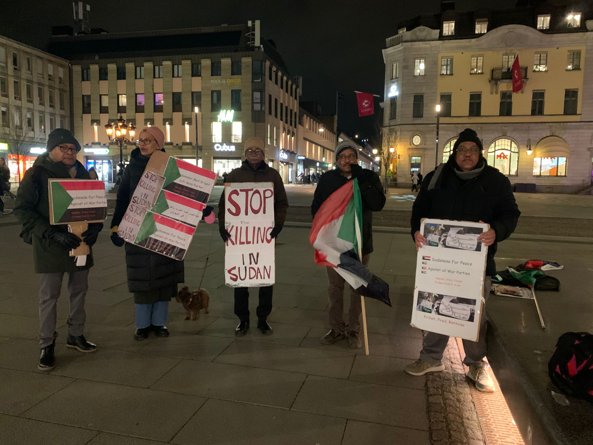 Peace demonstration in London